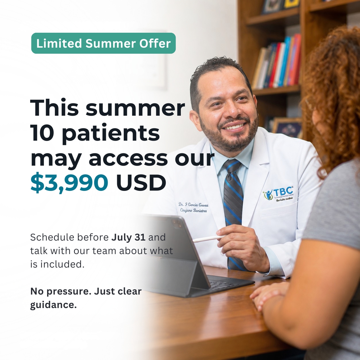 Tijuana Bariatric Center Dr. Garcia promotion