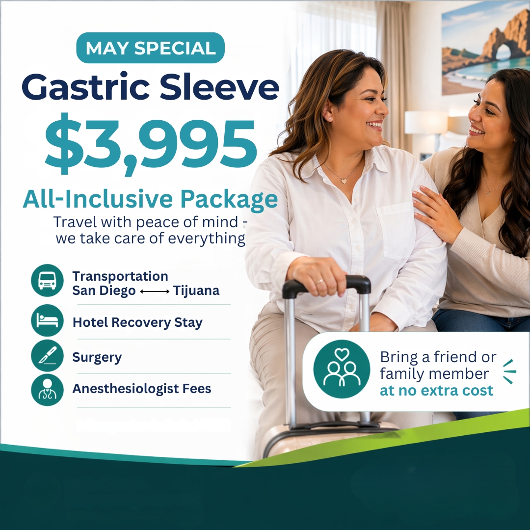 Tijuana Bariatric Center monthly promotion