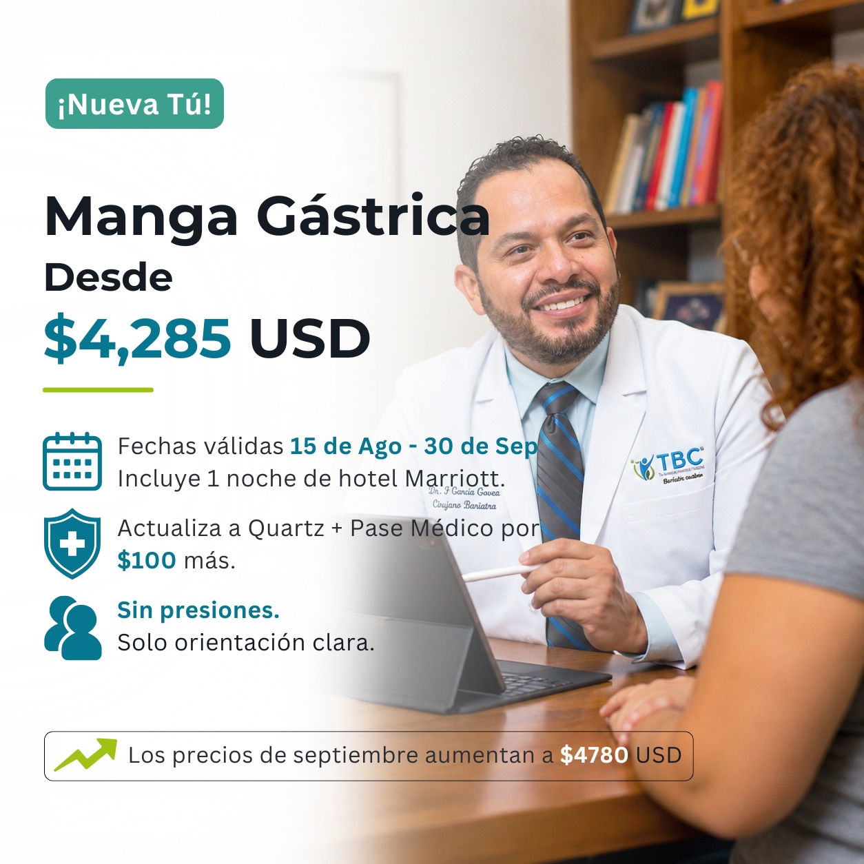Oferta limitada de agosto de Tijuana Bariatric Center